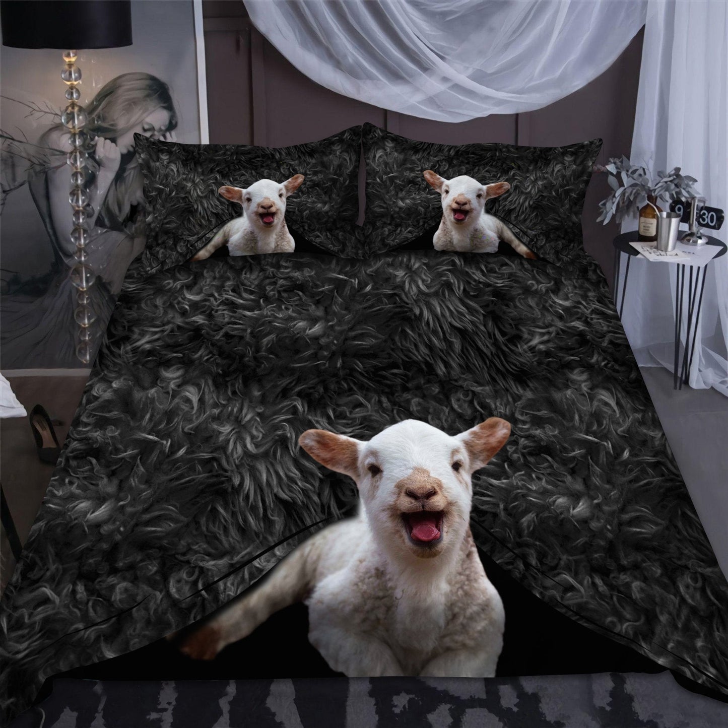Lovely Black Sheep Bedding Set Pi112020CL-LAM