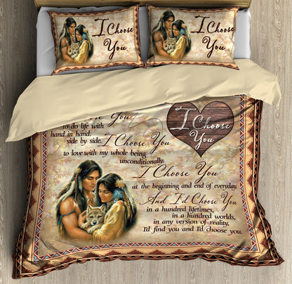 Native American Couple Bedding Set-MEI