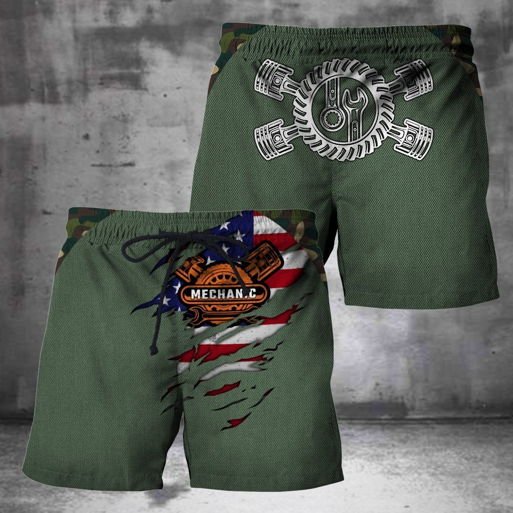 Mechanic Camo 3D All Over Printed Hoodie For Men and Women TN