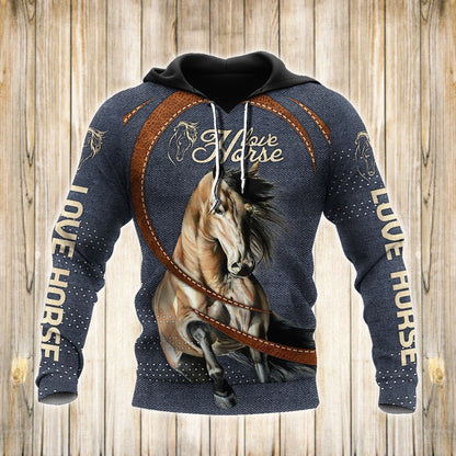 Love Horse 3D All Over Printed Unisex Shirts Pi112042