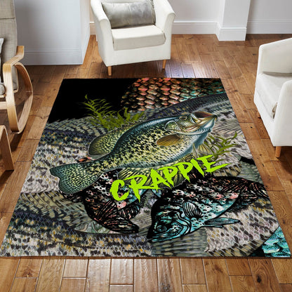 Crappie Fishing on skin 3D Rug