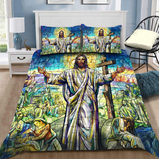 Christian Jesus Bedding Set HV
