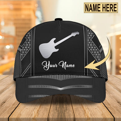 Personalized Guitar 3D Printed Cap