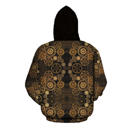 Steampunk Mechanic All Over Printed Hoodie For Men and Women TN
