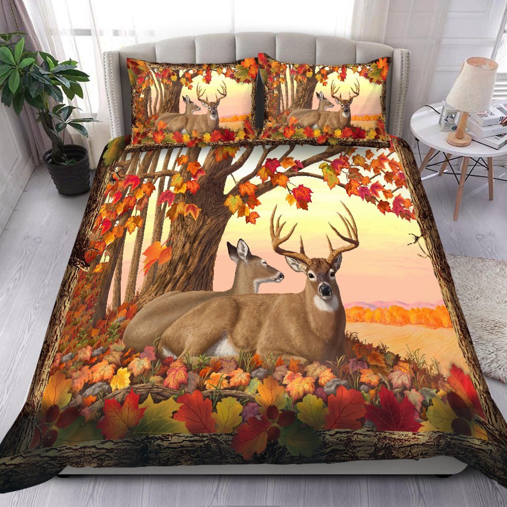 Deer Autumn Forest Bedding Set NTN08312001-LAM