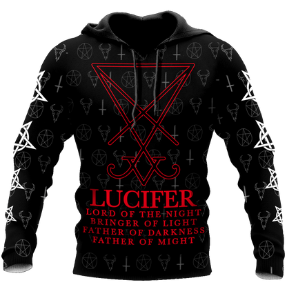 Lucifer 3D All Over Printed Hoodie DD06062001