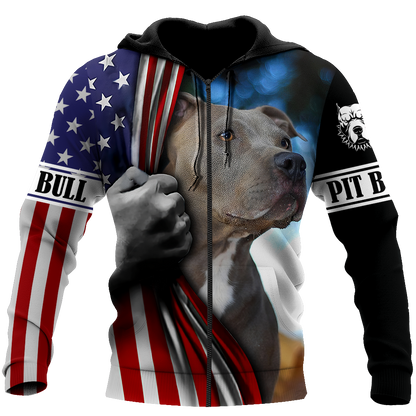 Save A Pit Bull Euthanize A Dog Fighter 3D All Over Print Hoodie DD09212003