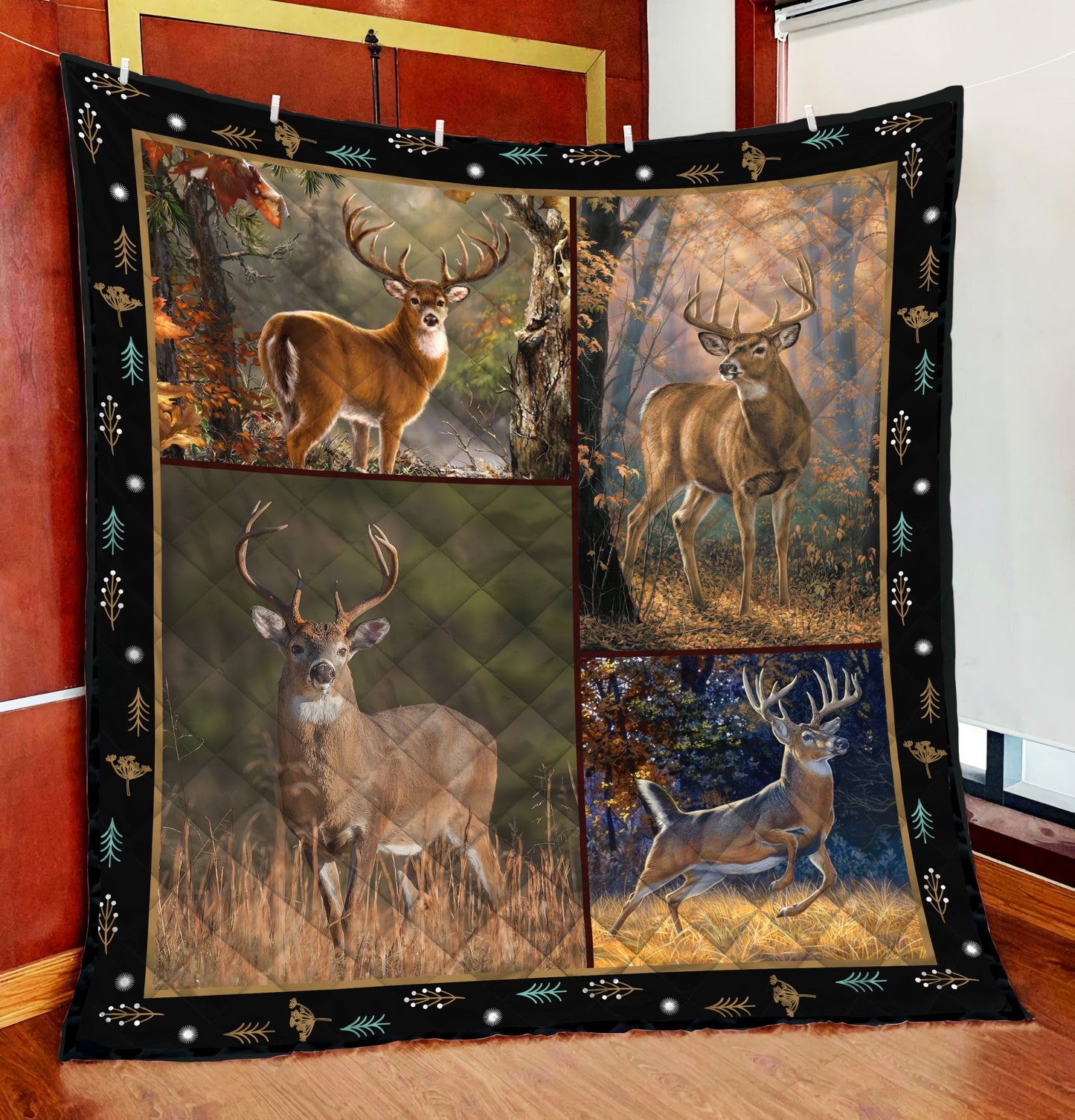 Deer Hunting 3D Quilt DD09042003-LAM