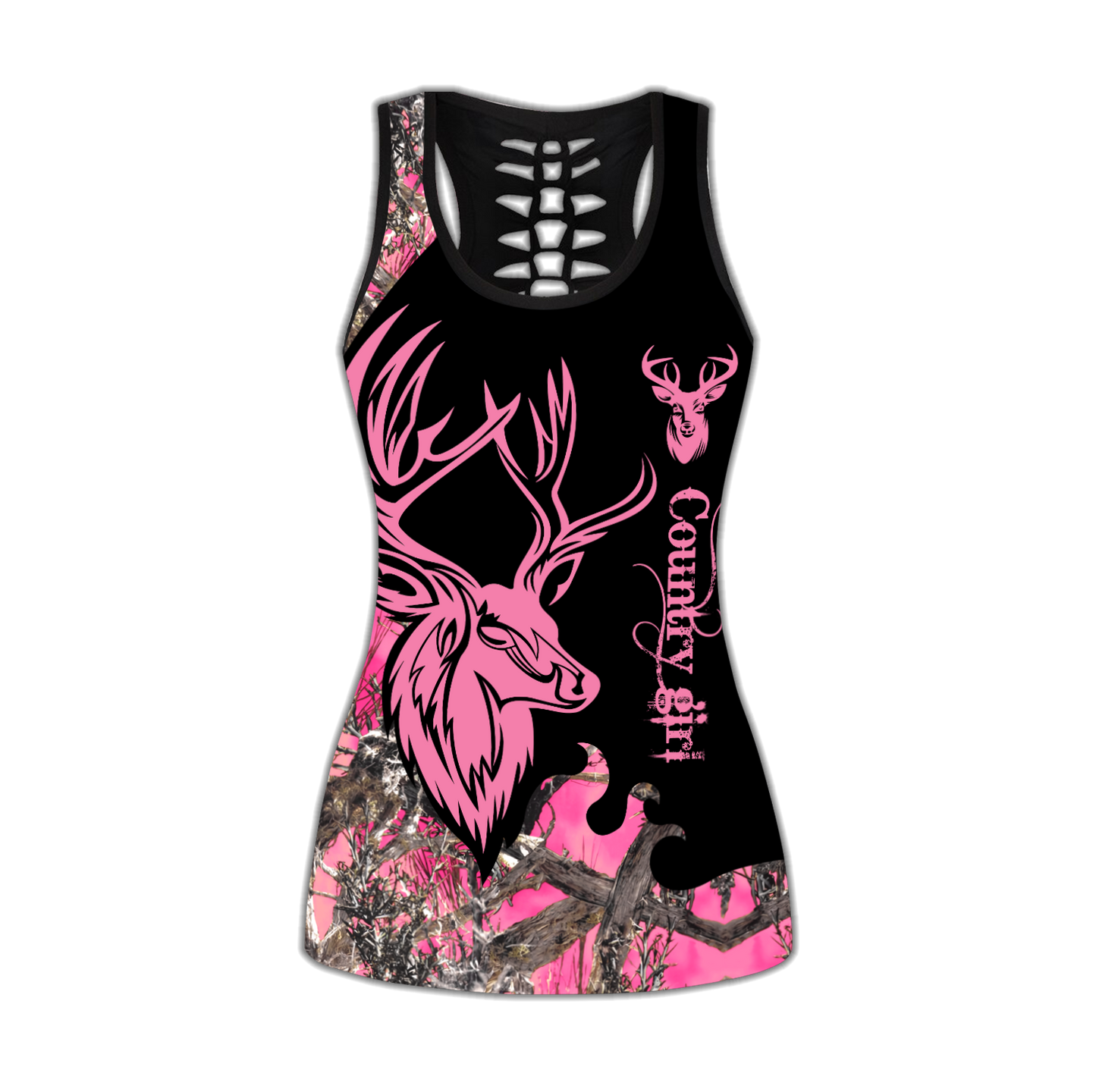 Country Girl Pink Combo Tank + Legging