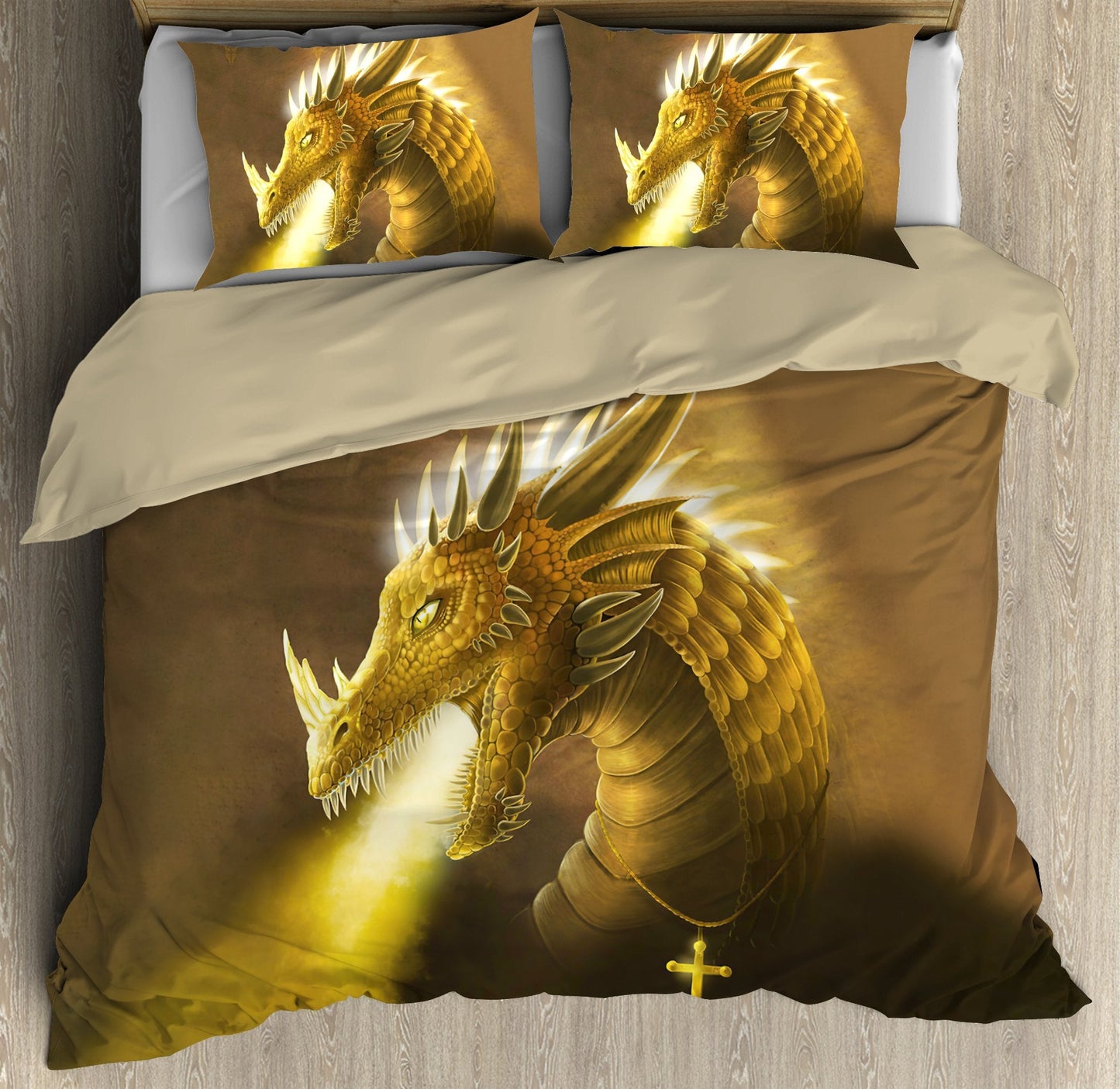 Fire Dragon 3D Bedding Set