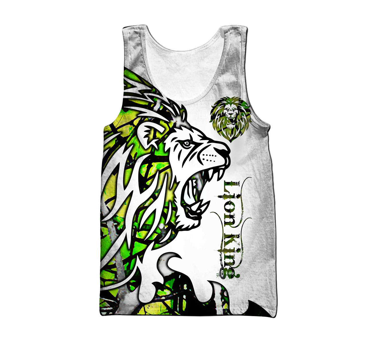 Beautiful Lion green Tattoo camo 3D all over printed shirts for men and women DD05272002S - Amaze Style™-Apparel
