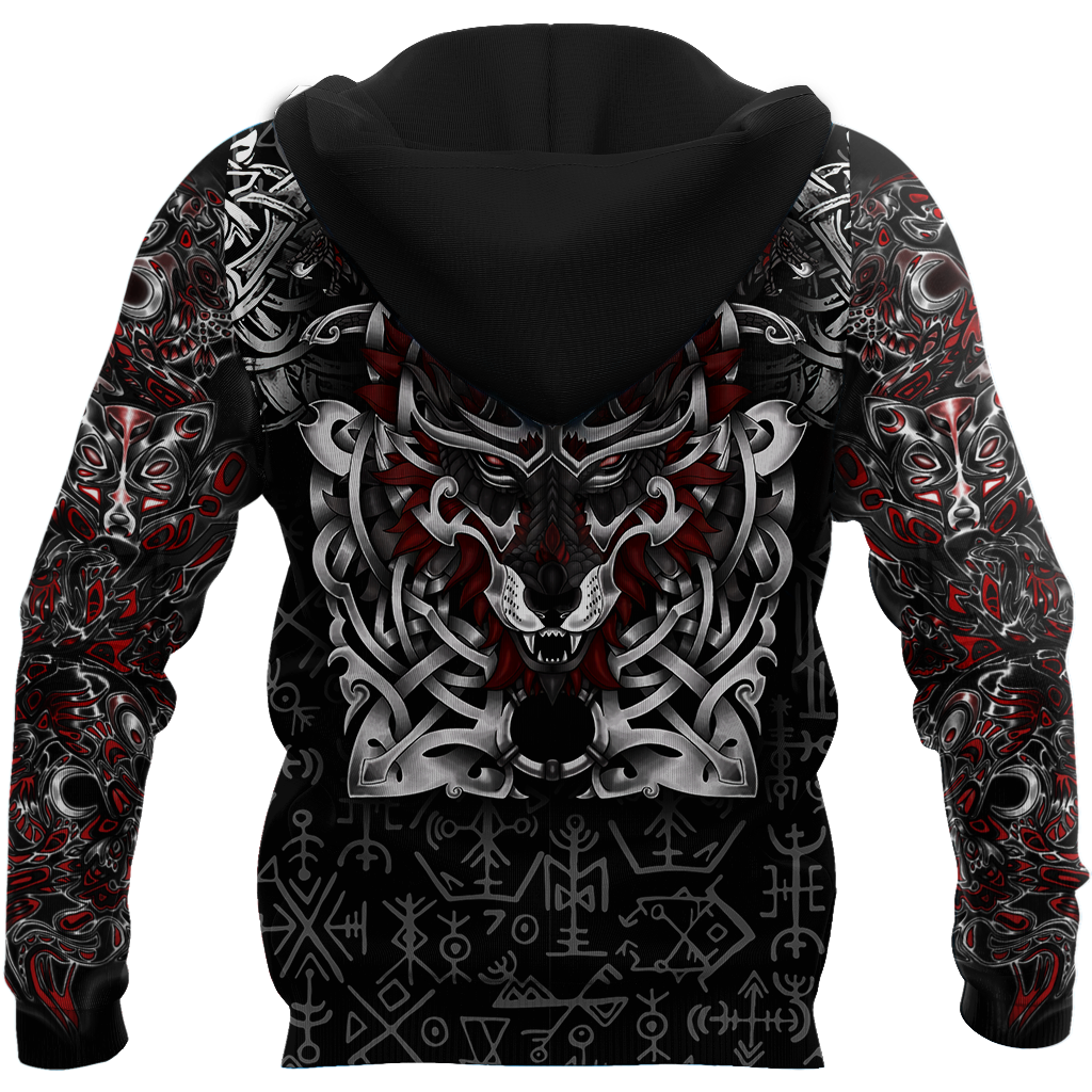Premium Viking Fenrir Metal 3D Printed Unisex Shirts TN