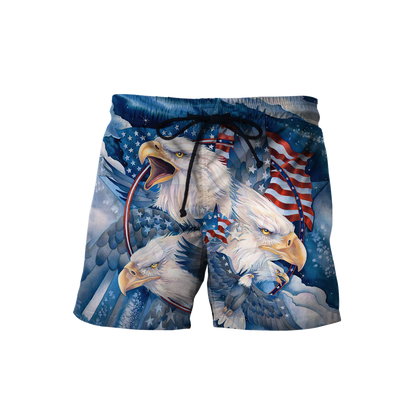 All Over Printed Bald Eagle Hoodie DD09082001-MEI