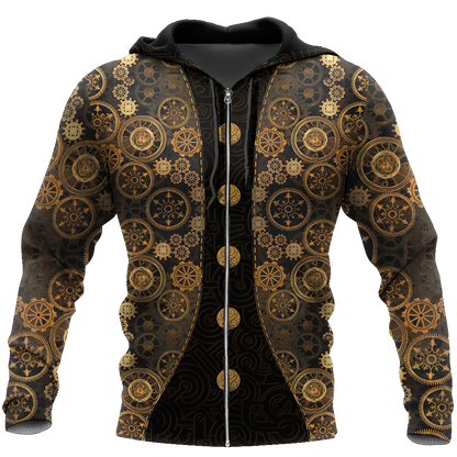 Steampunk Mechanic All Over Printed Hoodie For Men and Women TN