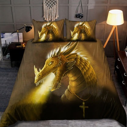 Fire Dragon 3D Bedding Set