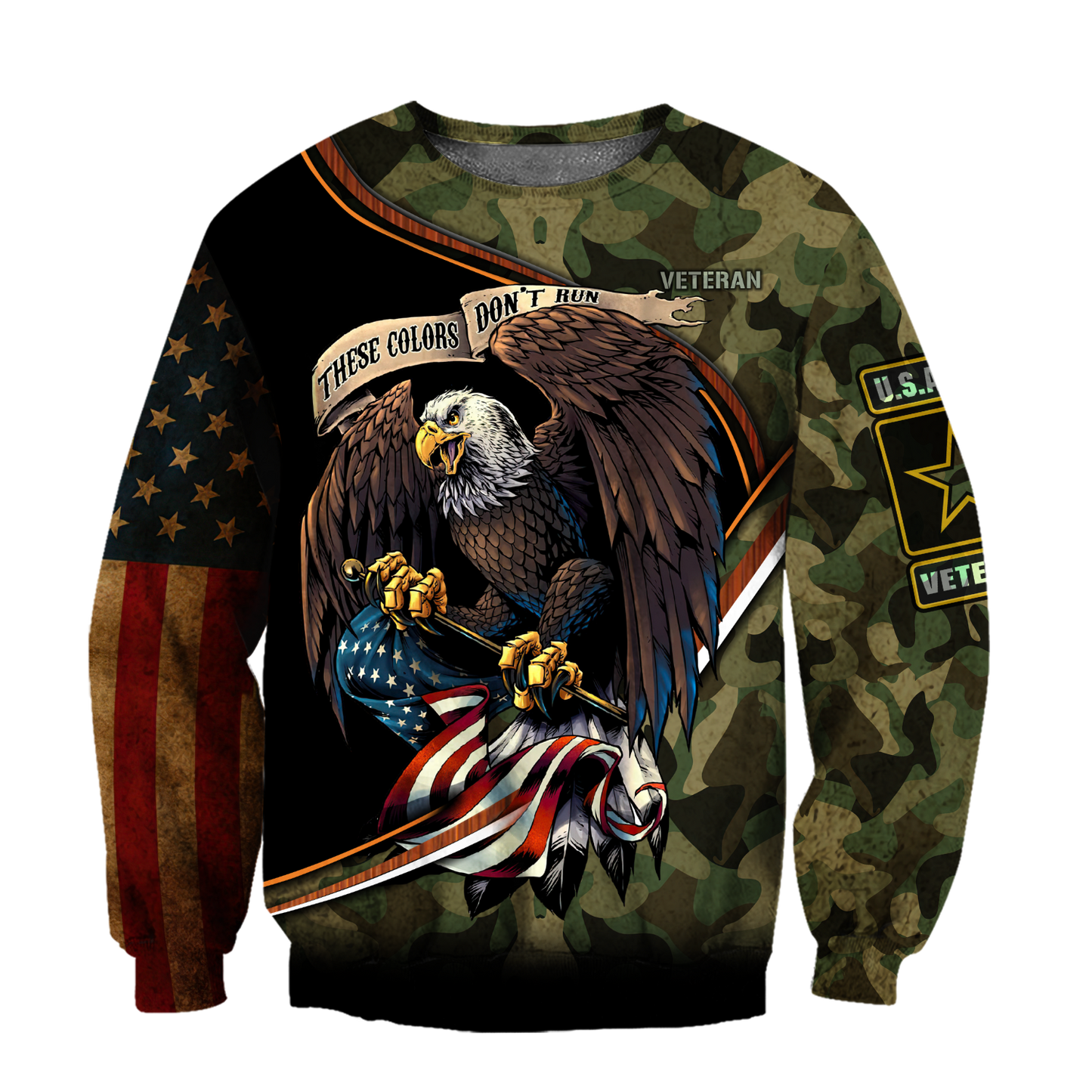 US Veteran Camo 3d all over printed shirts for men and women Proud Military