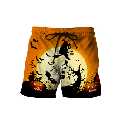 Beautiful All Over Printed Halloween Bear Witch Hoodie DD08172004-MEI