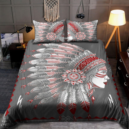 Native Girl Potrait Bedding Set