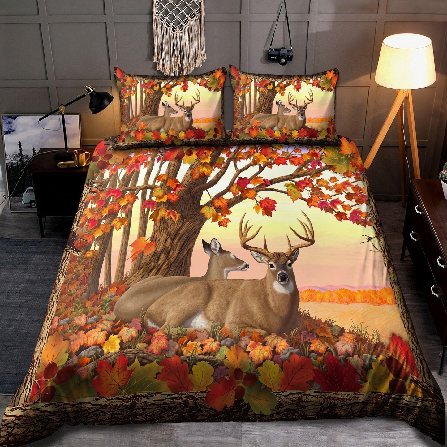 Deer Autumn Forest Bedding Set NTN08312001-LAM