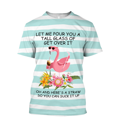 All Over Printed Flamingo Hoodie DD09042002-MEI