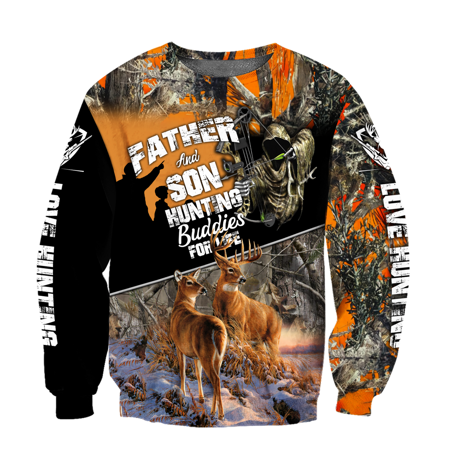 Deer hunting 3d all over printed for men and women PL180082004