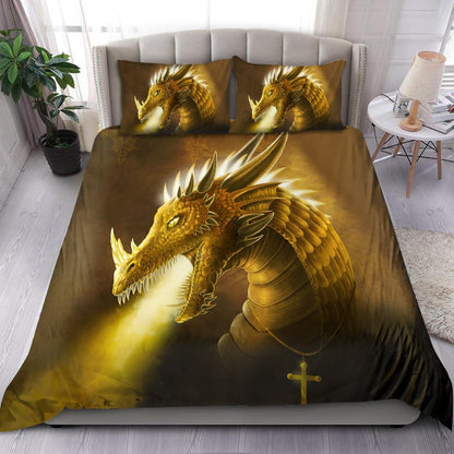 Fire Dragon 3D Bedding Set