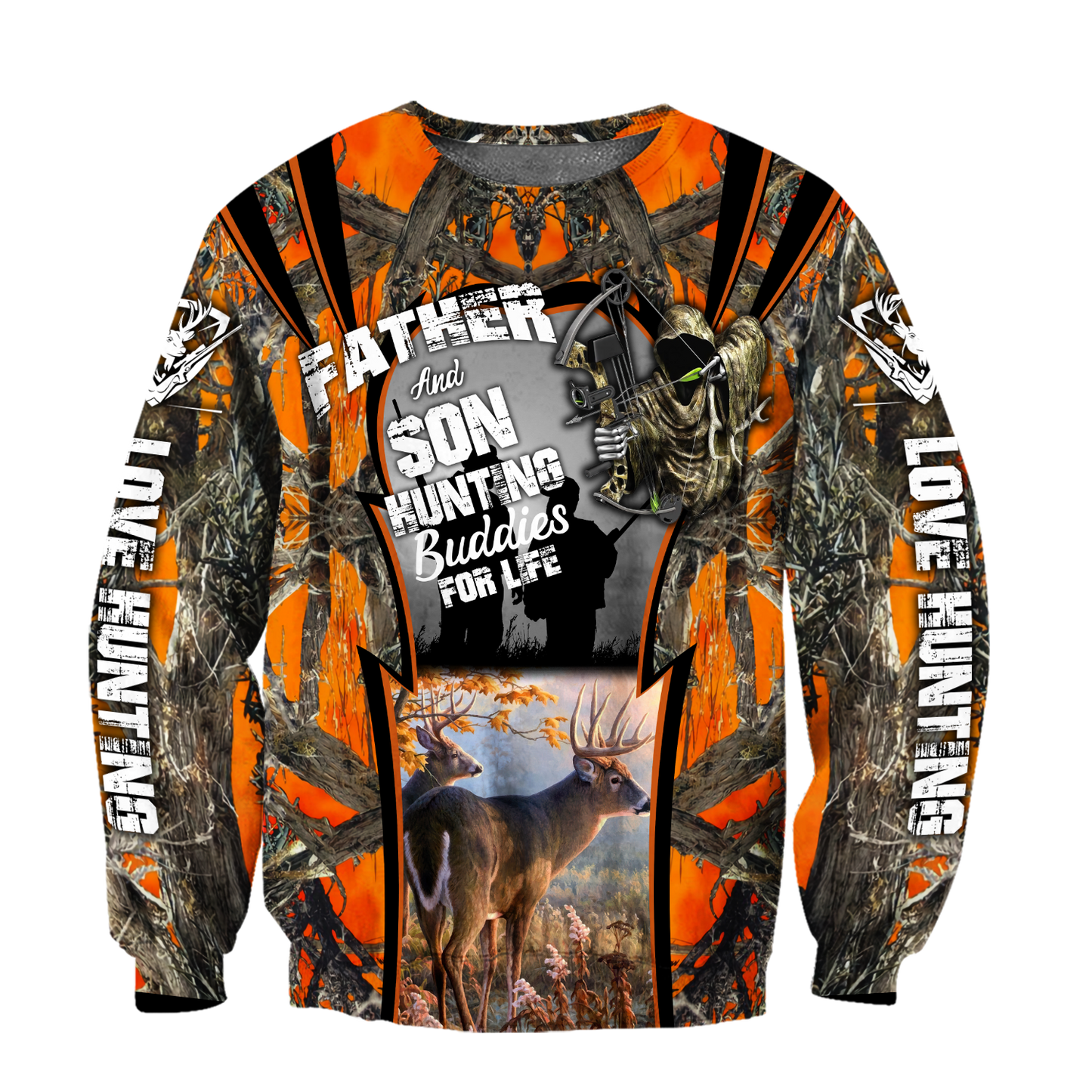 Deer hunting 3d all over printed for men and women DD08202001