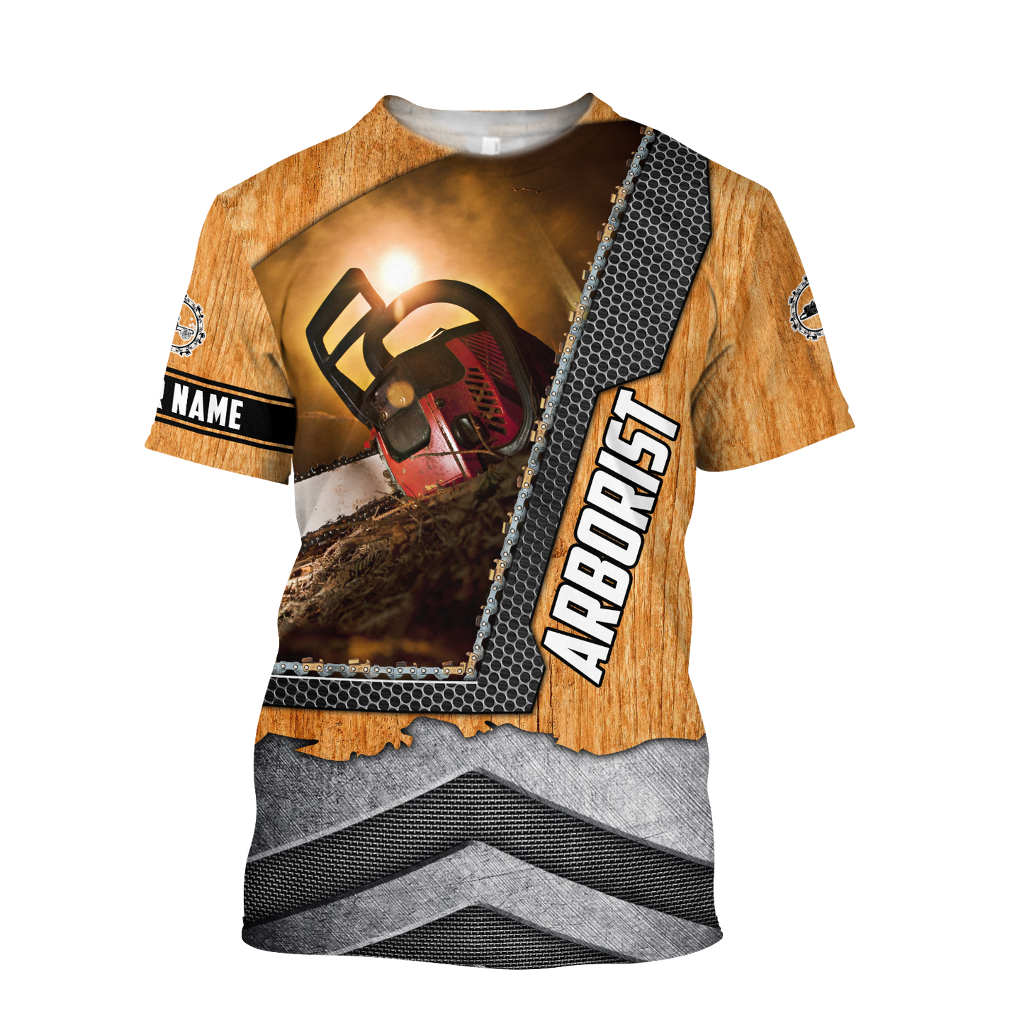Premium Personalized Unisex All Over Printed Chainsaw Arborist Shirts MEI