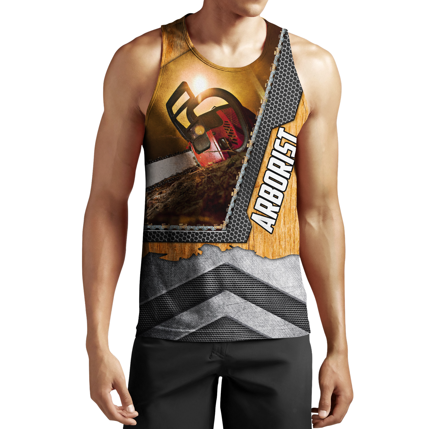 Premium Personalized Unisex All Over Printed Chainsaw Arborist Shirts MEI