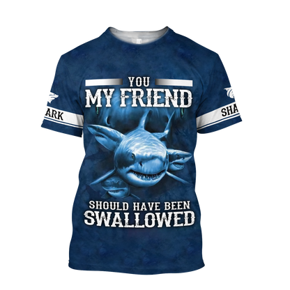 Unisex All Over Printed Shark Shirts MEI