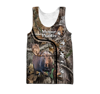 All Over Printed Beautiful Moose Hunting DD09072002-MEI