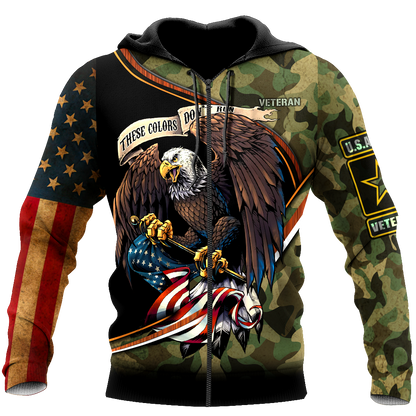 US Veteran Camo 3d all over printed shirts for men and women Proud Military