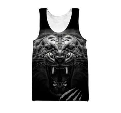 You Don't Know My Story Tiger Over Printed Hoodie