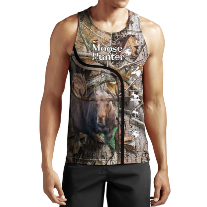 All Over Printed Beautiful Moose Hunting DD09072002-MEI
