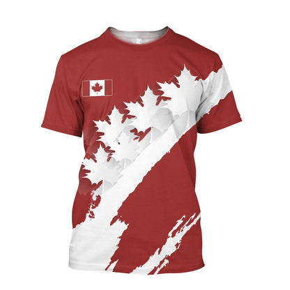 Canadian Maple Leaf Hoodie T Shirt For Men and Women