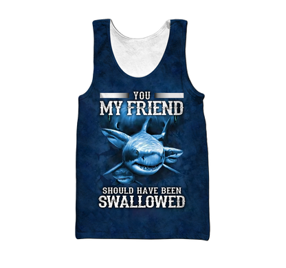 Unisex All Over Printed Shark Shirts MEI