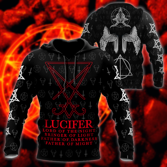 Lucifer 3D All Over Printed Hoodie DD06062001