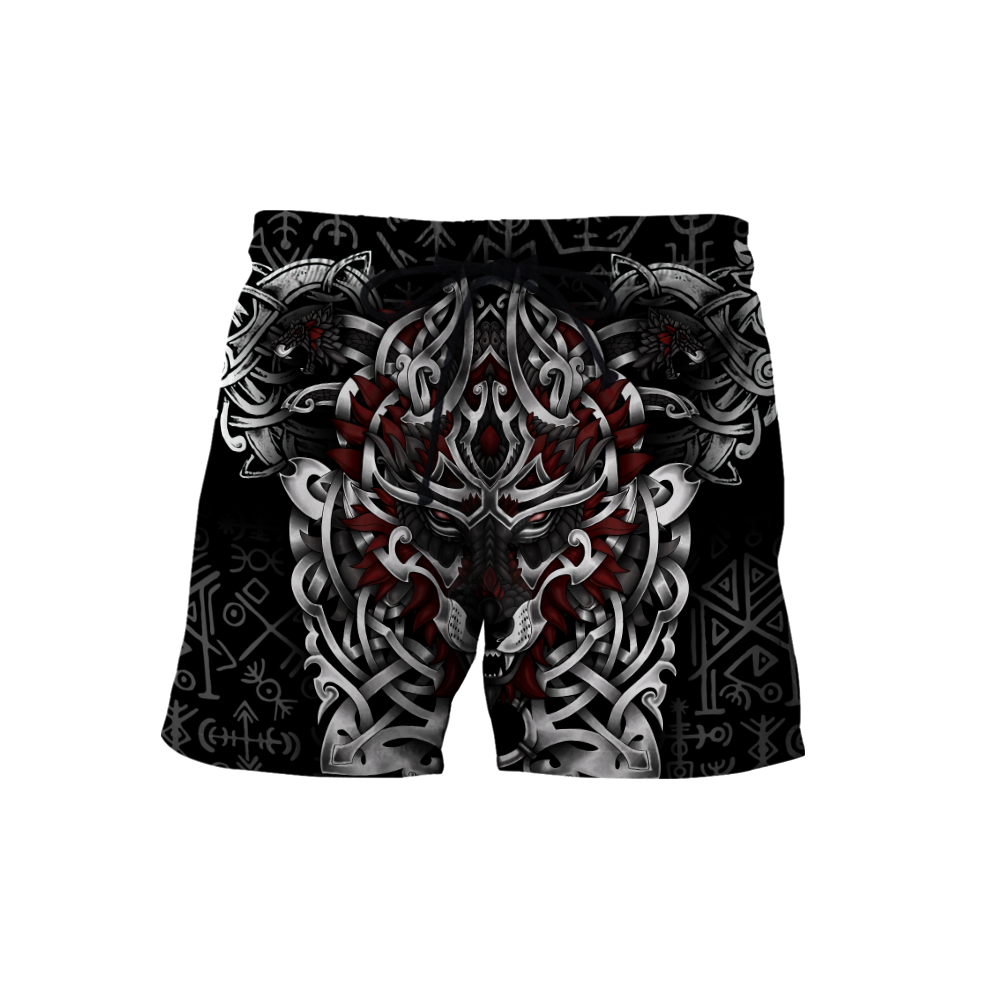Premium Viking Fenrir Metal 3D Printed Unisex Shirts TN