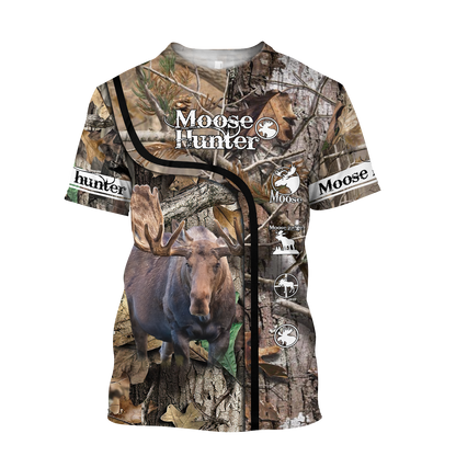 All Over Printed Beautiful Moose Hunting DD09072002-MEI