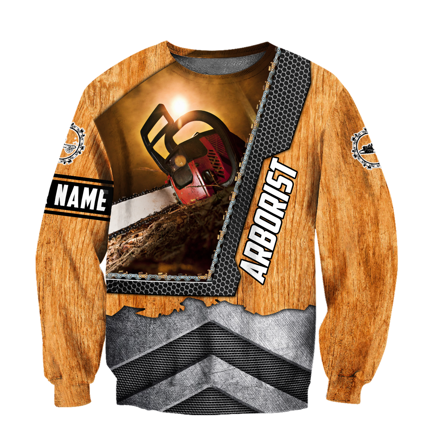 Premium Personalized Unisex All Over Printed Chainsaw Arborist Shirts MEI