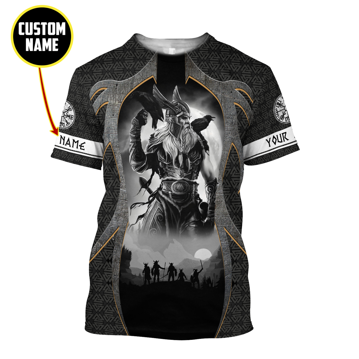 Personalized Premium Viking 3D Printed Unisex Shirts TN28092001