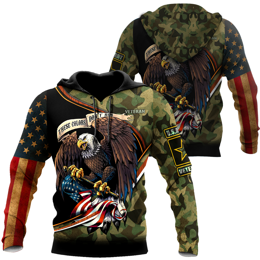 US Veteran Camo 3d all over printed shirts for men and women Proud Military