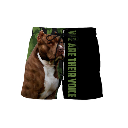 We Are Their Voice Pit Bull 3D All Over Print Hoodie DD09262002