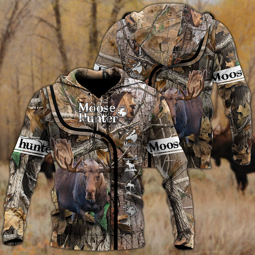 All Over Printed Beautiful Moose Hunting DD09072002-MEI