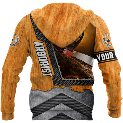 Premium Personalized Unisex All Over Printed Chainsaw Arborist Shirts MEI