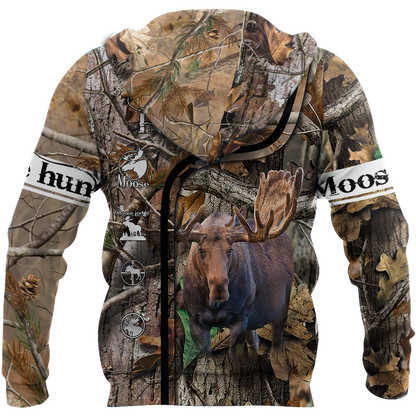 All Over Printed Beautiful Moose Hunting DD09072002-MEI