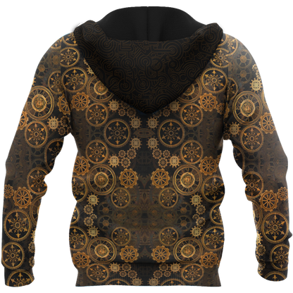 Steampunk Mechanic All Over Printed Hoodie For Men and Women TN