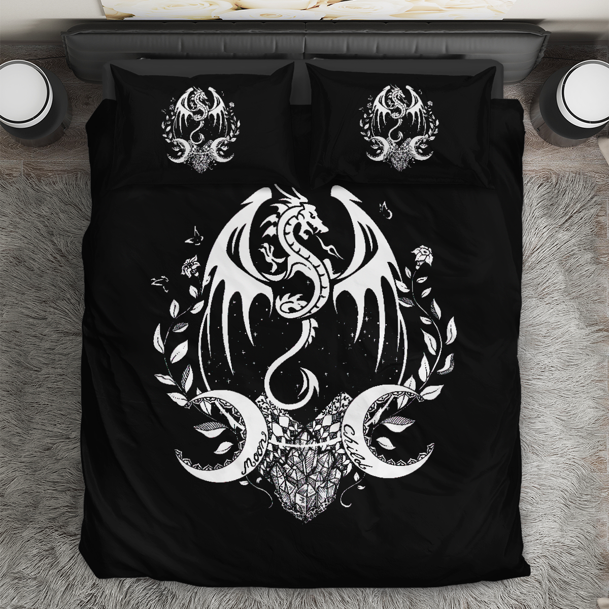 Dragon Wicca Bedding Set NM20061005-Bedding Set-NM-Twin-Vibe Cosy™