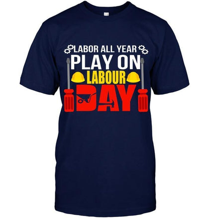 Labour Day HHT25072001-LAM-T-SHIRTS-LAM-T-Shirt-Navy-S-Vibe Cosy™