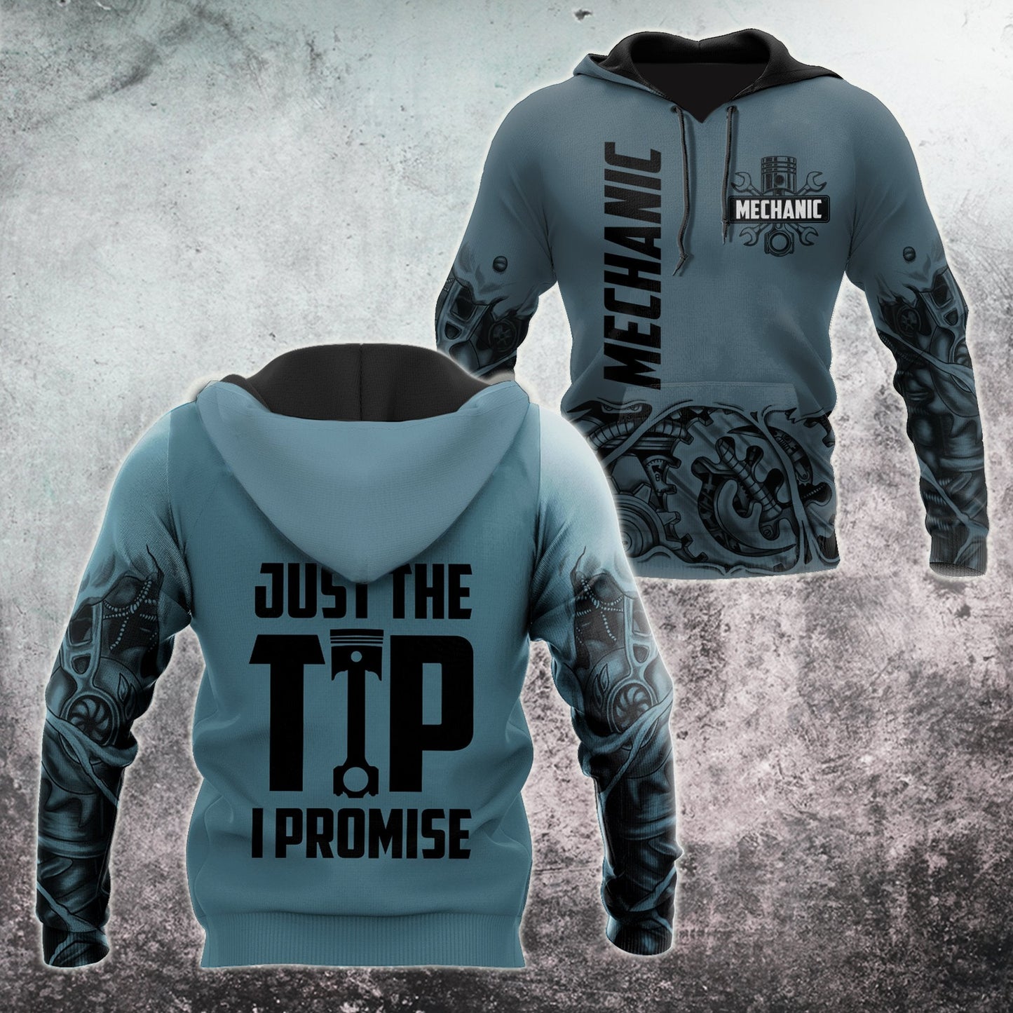 Mechanic Just The Tip I Promise 3D All Over Printed Hoodie For Men and Women TN